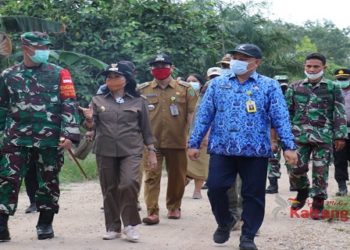 Kadis PUPR Pulpis Dampingi Plt Bupati dan Dandim 1011 KLK