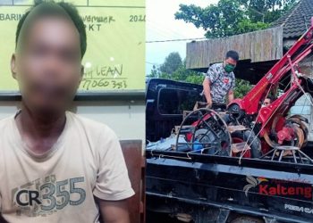 Gelapkan Hand Tractor Kelompok Tani, Sarwani Diamankan Polsek Pulau Petak