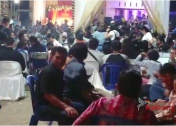Hiburan Musik Resepsi Perkawinan di Jalan G.Obos Palangka Raya Dibubarkan