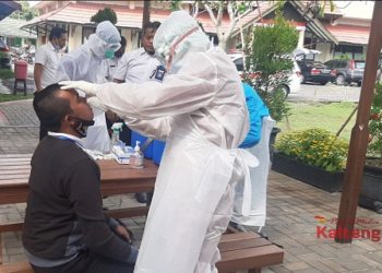 32 Karyawan BPKP Kalteng Dilakukan Test Swab Tahap II