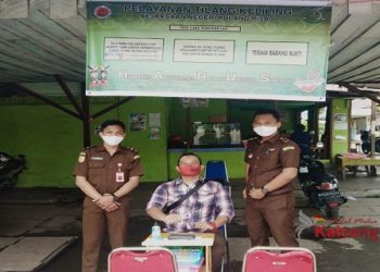 Kejaksaan Pulang Pisau Buka Pelayanan Pembayaran Tilang Keliling