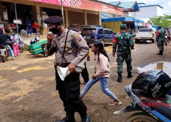 Kasus Covid-19 Di Kotim Meningkat, Aparat Terus Sosialisasi Prokes