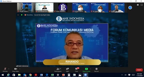 Hadirkan Preskom Kumparan, BI Kalteng: Untuk Berikan Masukan Soal Media Digital Ke Wartawan