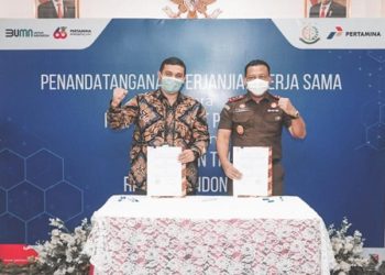 Pertamina Lakukan MoU Dengan Kejati Kalteng Untuk Jaga Proyek Strategis Nasional