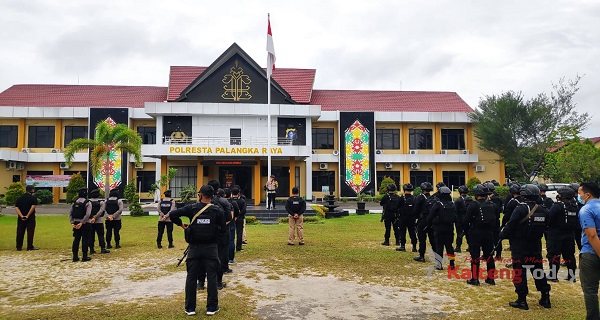 Personil Poresta Palangka Raya Harus Selalu Terapkan Prokes