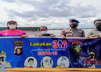 Satpolair Polres Kapuas Sosialisasikan 3M