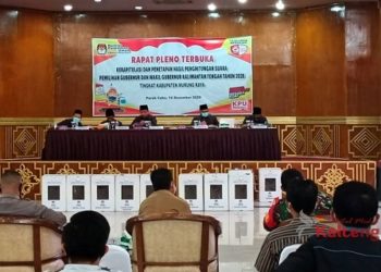 Pleno Tingkat Kabupaten Mura, Paslon Gubernur dan Wagub 02 Unggul