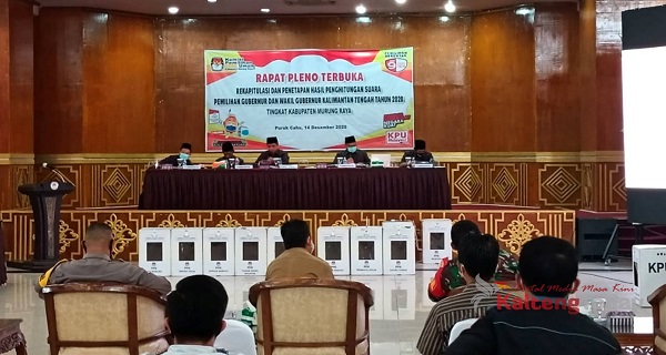 Pleno Tingkat Kabupaten Mura, Paslon Gubernur dan Wagub 02 Unggul