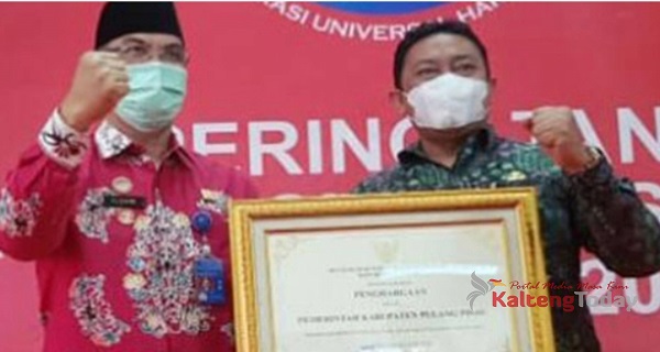 Kabupaten Pulang Pisau Terima Penghargaan Peduli HAM