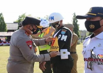Jelang Nataru, Polda Kalteng Gelar Pasukan Operasi Lilin Telabang 2020