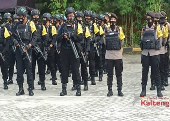 568 Polisi Amankan Debat Publik Pamungkas Paslon Pilkada Kalteng