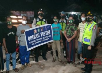 Tak Kenal Lelah, Polsek Cempaga Gelar Operasi Yustisi Sampai Malam Hari
