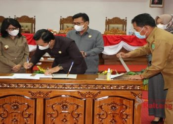 DPRD Pulang Pisau Gelar Paripurna Pengesahan RAPBD 2021