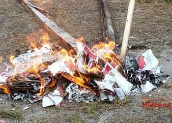 KPU Palangka Raya Musnahkan Surat Suara Rusak