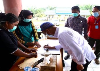 Bupati Seruyan Hadiri Sosialisasi Program Bantuan Stimulan Perumahan Swadaya di Bangkal