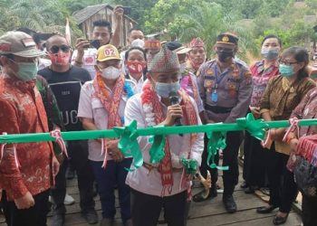 Bupati Seruyan Resmikan Rumah Betang Tamanggung Timpun di Rantau Pulut