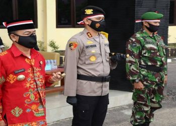 Bupati Seruyan Ikuti Apel Kebangsaan di Mapolres Seruyan