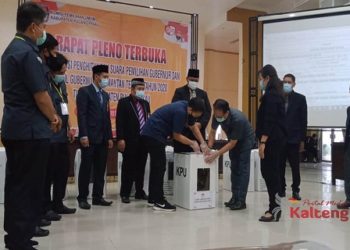 Hasil Pleno Kabupaten Pulang Pisau: Paslon Sugianto Sabran -Edy Pratowo Unggul
