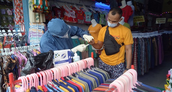 Hasil Rapid Tes di Taman Kota Kuala Kurun, 10 Orang Reaktif Covid-19