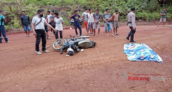 Dihantam Truk Material, Pemuda Asal Barsel Ini Tewas Ditempat