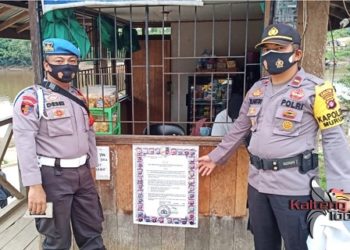 Polsek Murung Sebarkan Maklumat Kapolri