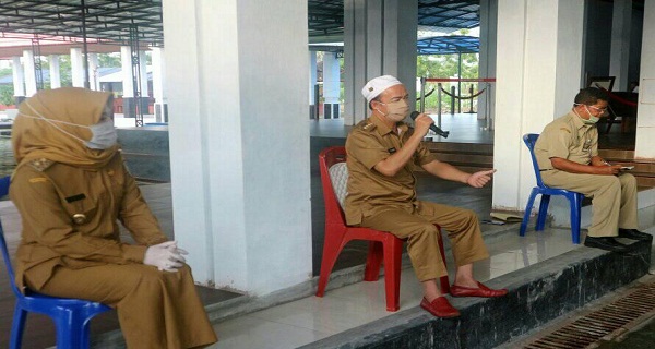 Bupati Seruyan Ajak Warga Biasakan Pakai Masker