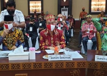 Bupati Seruyan Haidir Rakor Damang Se-Kalteng
