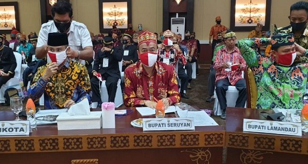 Bupati Seruyan Haidir Rakor Damang Se-Kalteng