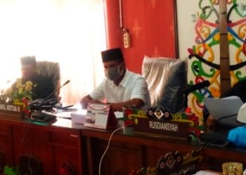 Rapat Paripurna ke 11 DPRD Palangka Raya Melalui Video Conference