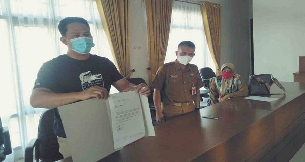 Bupati Lamandau Mengaku Berang Akibat Sejumlah Orang Rampas Bantuan Dampak Covid-19 Dari Baznas dan Dunia Usaha.