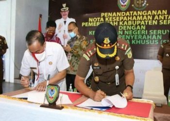 Bupati Seruyan Tandatangani Mou Bersama Pemprov dan Kejati Kalteng