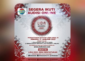 17 Januari 2021, Audisi Liga Dangdut Indonesia (LIDA) 2021 Ditutup