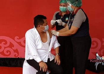 Ketua DPRD Kalteng Minta Masyarakat Jangan Percaya Berita Hoax Tentang Vaksin