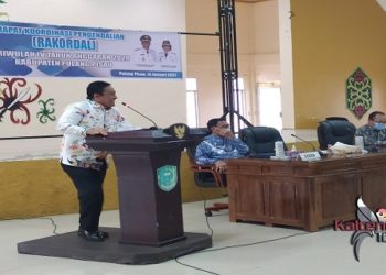 Bupati Pulang Pisau Buka Rakordal Triwulan IV TA 2020