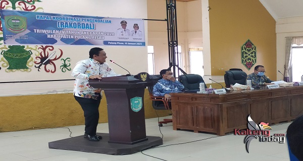 Bupati Pulang Pisau Buka Rakordal Triwulan IV TA 2020