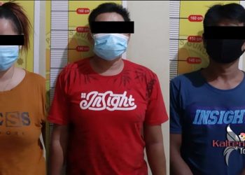 Diduga Jual Sabu, Pasutri dan Warga Tewah Ditangkap Satresnarkoba Polres Gumas