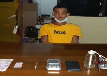 Berusaha Kabur Lewat Jendela, Pengguna Sabu Ini Dicokok Polisi