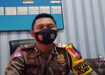 Cuaca Ekstrem, Satlantas Polres Pulpis Ingatkan Pengedara Berhati Hati