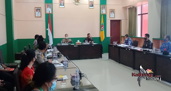 Satgas Penanganan Covid – 19 Kabupaten Katingan Gelar Rapat Evaluasi