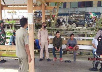 Cegah Penyebaran Covid-19, Kapolsek Hanau : "Yang Kumpul-Kumpul Kami Bubarkan!".