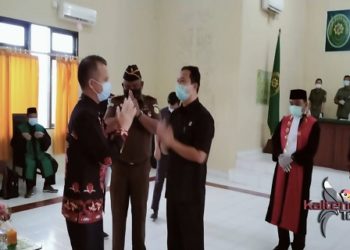 Bupati Gunung Mas Hadiri Pelantikan Wakil Ketua PN Kurun
