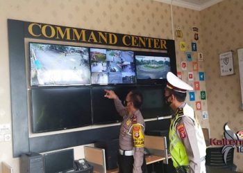Satlantas Polres Kapuas Bersinergi Dengan Kominfo
