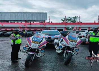Berikan Rasa Aman, Satlantas Kawal HUT Kotim Ke-68