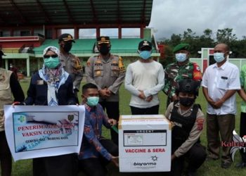Bupati Mura Terima Pendistribusian 800 Vaksin Covid-19 Tahap Pertama