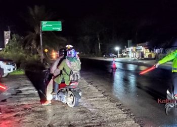 Ini Cara Satlantas Polres Kotim Pantau Pergantian Tahun di Jalan Raya