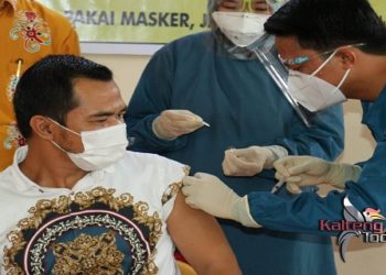 Ketua DPRD Pulang Pisau Imbau Masyarakat Tidak Takut di Vaksin Covid-19