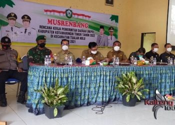 Berikan Rasa Aman, Kaposyan Tualan Hulu Ikut Hadiri Musrenbang 2021