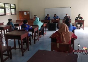 Polsek Kota Besi Rapat Persiapan Pembelajaran Tatap Muka