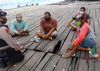 Satpolairud Polres Seruyan Minta Warga Patuhi Protokol Kesehatan Dan terapkan 3 M