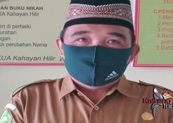 Dalam Setahun, 180 Pasangan Menikah di KUA Kahayan Hilir